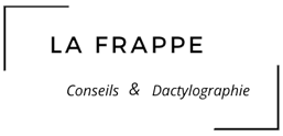 Logo de LA FRAPPE, service dactylographie et conseils juridiques à Aix-en-Provence